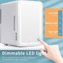 8 Can Skincare Fridge, AC/DC Portable Beauty Fridge for Skincare, Cosmetics, Bedroom Mirror & Light (MULTIPLE SIZES) Image 3