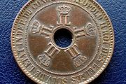1894 Belgian Congo 10 Centimes