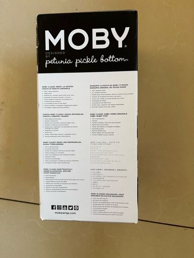 Moby Wrap Classic Baby Carrier, Petunia Pickle Bottom Mosaic Edition