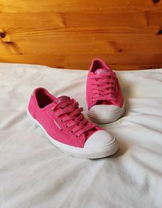 superdry canvas trainers size 5 pink in fab condition