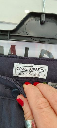 Craghoppers Kiwi Pro Crop Trousers size 16