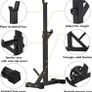 Squat Rack Barbell Stands Free Bench Press Strength Training Dumbbell Racks Height Adjustable Weight Lifting Rack for Home Gym MULTIPLE COLOURS AVAILABLE (FREE POSTAGE) Image 4
