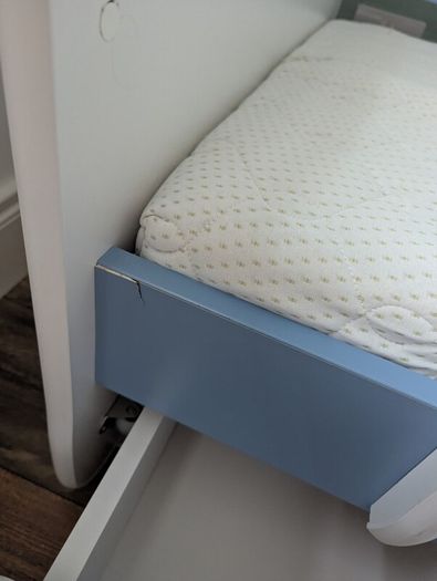 Kids Bed with Storage Drawer and Mattress, Cicero Toddler Bed (80x160cm)