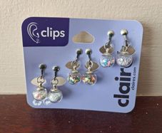 Claire's Clip-on Earrings 3 pack Baubles Set