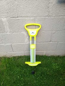 Crane green pogo stick