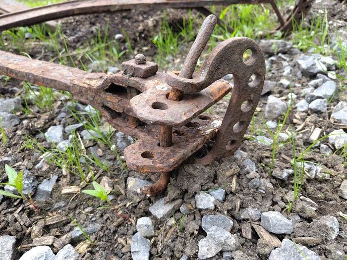 horse drawn plough