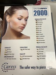 Ear Piercing Earrings & Gun
