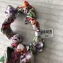 Scarf scrunchie hair bow Image 2