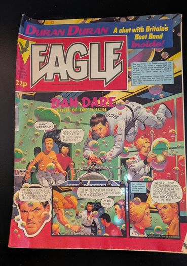 10 x Vintage 1980s Comics Lot  Eagle Tiger 2000AD Crunch Duran Duran