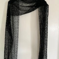 Net Scarf with shimmer
