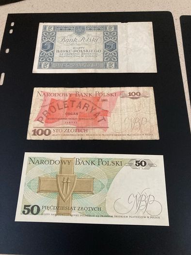 Poland banknotes lot of 6