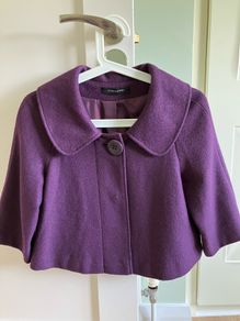 Cropped occasion coat UK 6/8