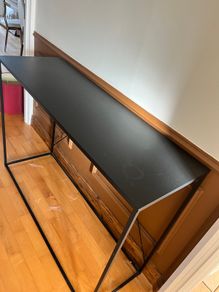 Black metal frame Tv unit / table