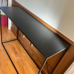 Black metal frame Tv unit / table