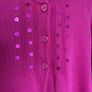 Brand New Girls Cotton Rich Pink Cardigan with Sequins Image 2