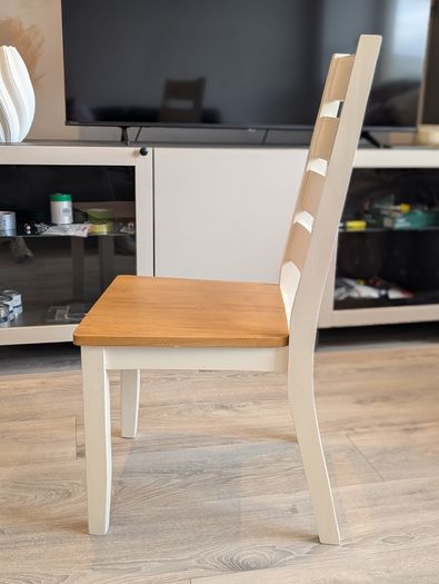 Solid Wood Dining Table & 4 Chairs