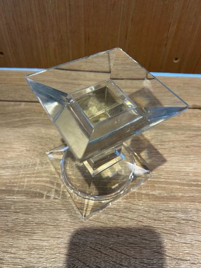 Glass Pillar Candle Holder