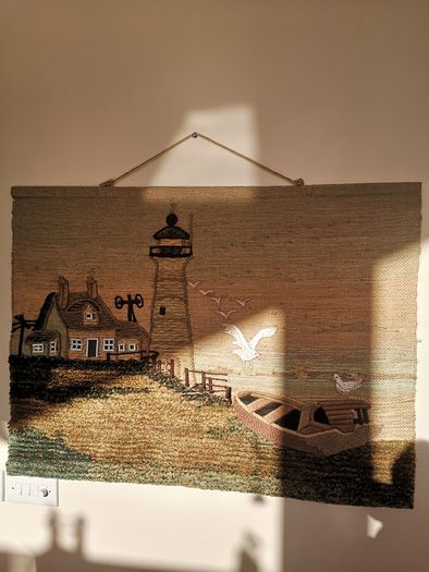 Woven Duet wall hanging