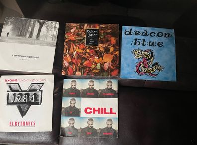 Collection of 80s 7 inch singles-Eurythmics, Deacon Blue , George Michael