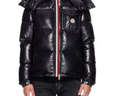 Glossy, wet-look black nylon exterior with high-shine lacquered finish