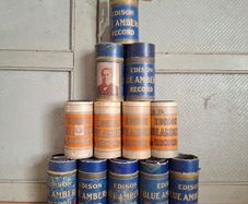 Edison Blue Amberol Record Cylinders