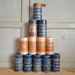 Edison Blue Amberol Record Cylinders