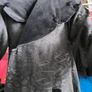 Woman's Black Cape Coat Image 4