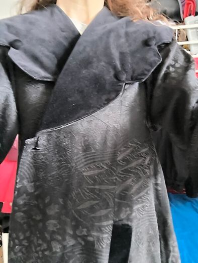 Woman's Black Cape Coat