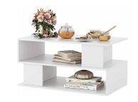 main image for ad BRAND NEW 2 Tier Side/Coffee Table Rectangular Open Storage Shelf Living Room 90x50x45cm