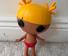 Lalaloopsy Littles Silly Hair Doll Scribbles Splash approx. 17 cm. Used Please see photos