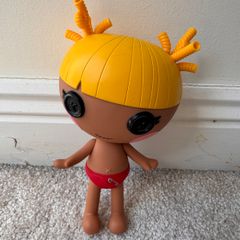 Lalaloopsy Littles Silly Hair Doll Scribbles Splash approx. 17 cm. Used Please see photos