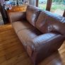 2 Seater Leather Couch.  Free To Take Away Image 3