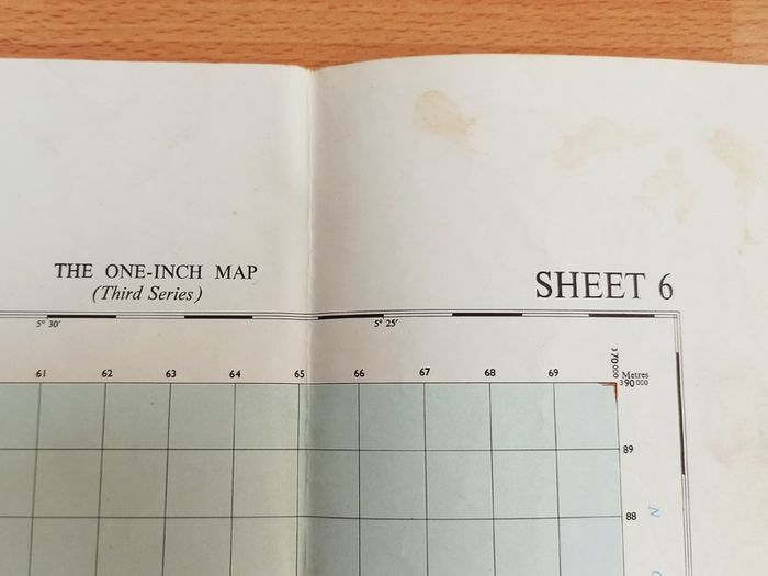 Vintage Ordnance Survey maps of Northern Ireland set of 9 maps