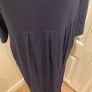 Masai viscose/elastane size 14 navy dress w pockets Image 2