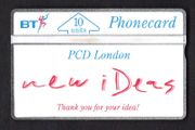 1991 United Kingdom 10 unit British Telecom New Ideas - Blank (Landis &amp; Gyr) Phone card