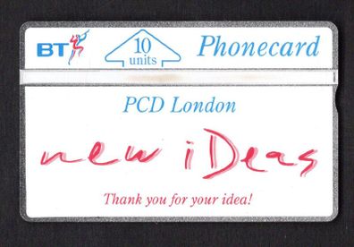 1991 United Kingdom 10 unit British Telecom New Ideas - Blank (Landis & Gyr) Phone card