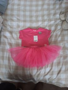NEW pink top and tutu set from next