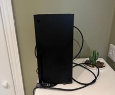 xbox series x with 2 controllers