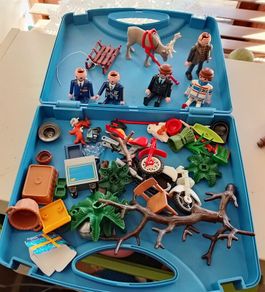 Playmobil Carry Case Bundle - Figures, Animals, Vehicles & Scenery