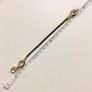 BVLGARI leather bracelet with 18ct gold clasps Image 3
