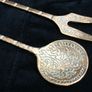 Vintage Decorative Bras Spoon and Fork Image 2