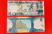 Cayman Islands  1 Dollar  2010. LOW SERIAL NUMBER. ( Uncirculated )