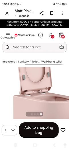 matt pink toilet