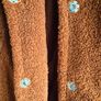 Rust Orange Teddy Coat Image 5