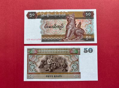 Myanmar  50. Kyats  1997  Pick. 73b. ( Uncirculated)