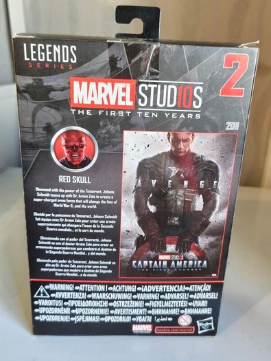 Marvel Legends Red Skull first 10 years Captain America marvel studios