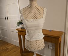 Berska ladies white top medium