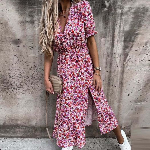 Spring Flolar Long dress