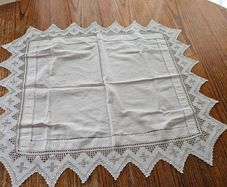 Small Linen Tablecloth