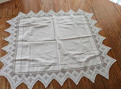 Small Linen Tablecloth